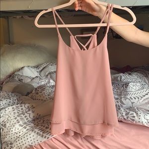 Light pink tank top. From pacsun
